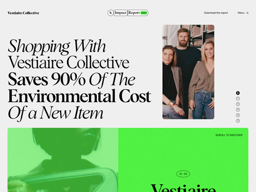 Fashion sustainability Report 2022 • Vestiaire Collective