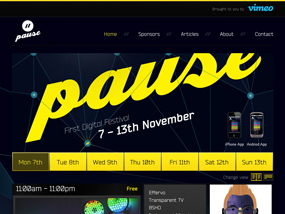Pause fest