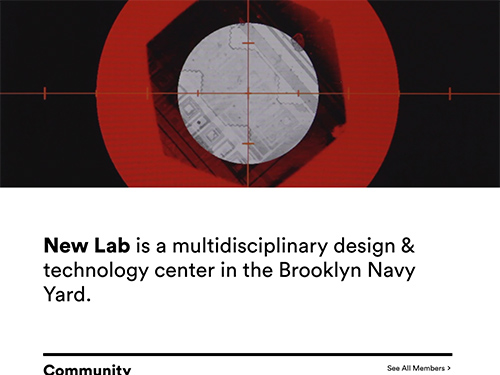 New Lab – A multidisciplinary
