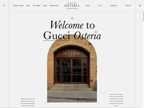 Gucci Osteria Florence