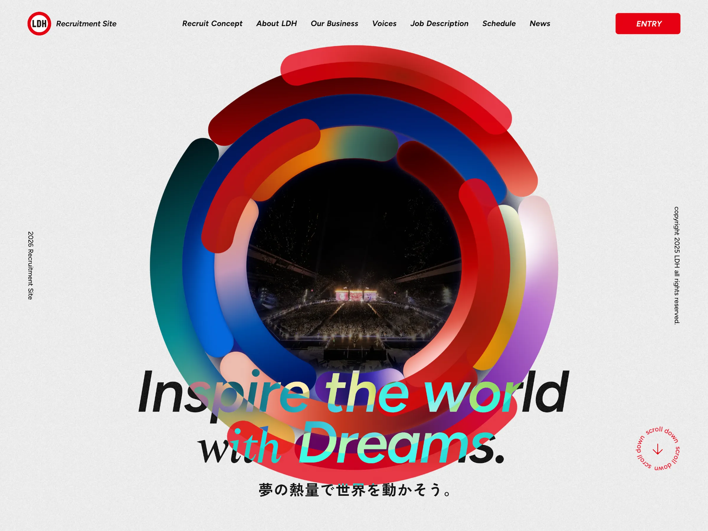 LDH JAPAN 新卒採用サイト