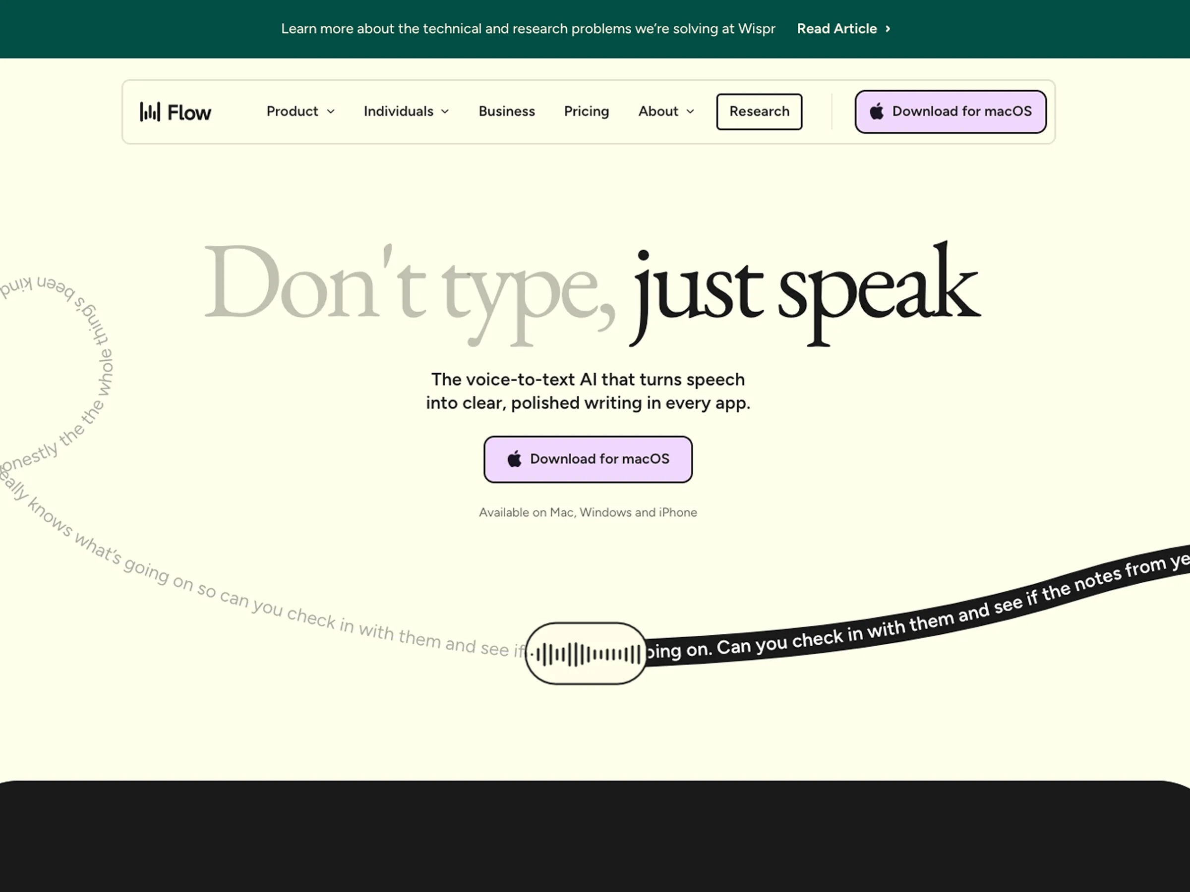 Wispr Flow | Effortless Voice Dictation